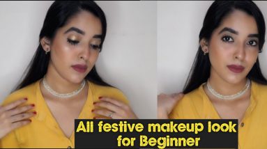 All Festive Indian Makeup Look For Beginners | Makeupbyjo