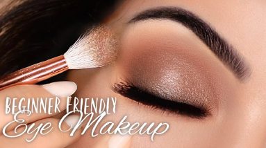 Beginners Eye Makeup Tutorial | How To Apply Eyeshadow | Soft Glam