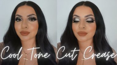 COOL TONE CUT CREASE | Drea Makeup