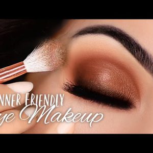 Beginners Eye Makeup Tutorial | How To Apply Eyeshadow | Smokey Spice & Green