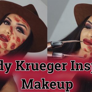 FREDDY KRUEGER INSPIRED HALLOWEEN MAKEUP l Drea Makeup