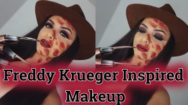 FREDDY KRUEGER INSPIRED HALLOWEEN MAKEUP l Drea Makeup