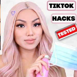 Full Face using viral TIKTOK Makeup Hacks(ft. SHEGLAM)
