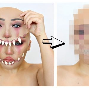 Human to MONSTER Makeup Transformation!!!