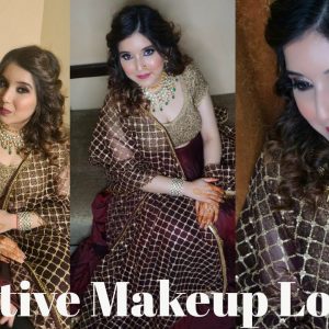 Indian Makeup Tutorial | Bridesmaid Look | Indian Festive Makeup Look | Wedding Guest Makeup Look |