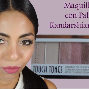 Maquillaje con la Paleta Touch Tones de Kandarshian Beauty