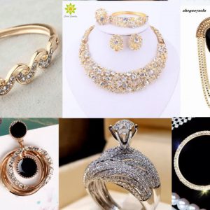 Most beautiful gold jewelry design / latest stylish,modern silver neck, earrings jewelry collection