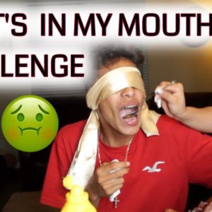 WHAT'S IN MY MOUTH CHALLENGE l Drea Makeup