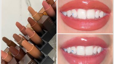 Hudadabeauty Cream Glow Lipsticks Swatches | All 14 shades of Cream Powerbullets