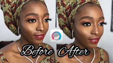 How to edit INSTAGRAM makeup pictures on your phone like a pro | using FACETUNE