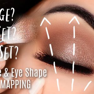 Eye Makeup For YOUR Eye Shape | Eyebrow Mapping Placement Theory