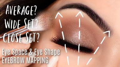 Eye Makeup For YOUR Eye Shape | Eyebrow Mapping Placement Theory