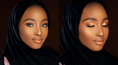 A DETAILED MAKEUP TUTORIAL | eid MAKE-UP tutorial inspired by the abaya challenge