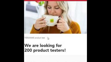 Get free tester tea and try TEEKANNE green tea lemon turmeric! TEEKANNE product test!