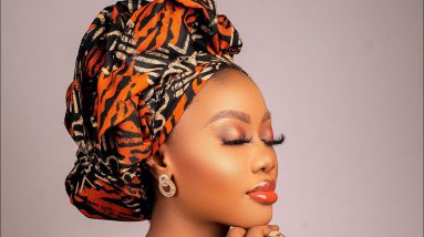 How to tie Ankara headtie | how to tie African head wrap tutorial