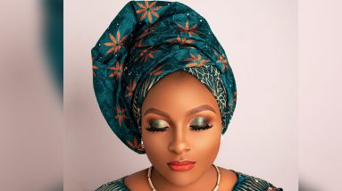 How to tie a turban | how to tie a lace material headtie | beginners friendly head wrap tutorial 8 How to tie a turban | how to tie a lace material headtie | beginners friendly head wrap tutorial