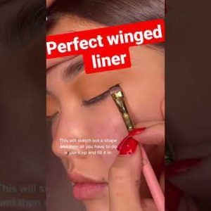 How to do Perfect winged eyeliner🎀🎨💄