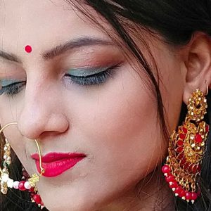 karwachauth Makeup/ watch Full tutorial on my channel 👉 Mansi Beauty Corner