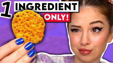 Trying Tik Tok 1 INGREDIENT ONLY Recipes and Food Hacks