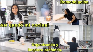 Remodelación de mi cocina💖 organización y limpieza profunda.😅 10 Remodelación de mi cocina💖 organización y limpieza profunda.😅