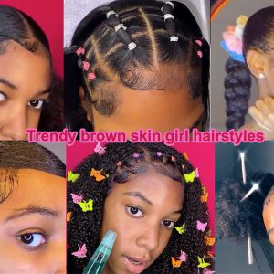 💕👸🏽Brown Skin Girl Back To School Protective Hairstyles 💝❤️‍🔥| New Hairstyles