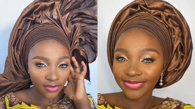 How to tie a turban | bridal turban tutorial using rawsilk 19 How to tie a turban | bridal turban tutorial using rawsilk