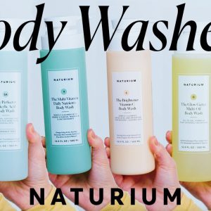 Naturium Body Washes for EVERY Skin Concern (Dry Skin, Clogged Pores, Sensitive Skin, & More!)