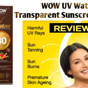Best Sunscreen for oily Skin /WOW Skin science UV water Transparent Sunscreen Spray Review /Hindi