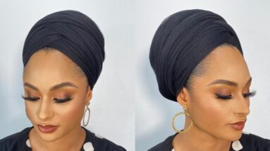 The easiest and simplest turban ever ๐. Turban tutorial 18 The easiest and simplest turban ever ๐. Turban tutorial