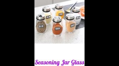 Best Seasoning Jar Glass Spice Organizer ?? Smart Seasoning Jar Glass Spice Organizer ?? #shorts