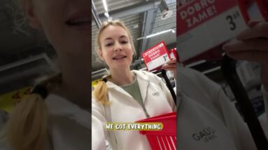 Grocery shopping and driving to the Alps⛰️