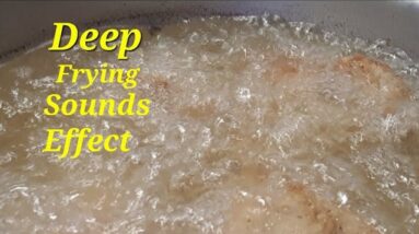 asmr: deep frying chicken drum sticks sound effect (no talking) #satisfying #sounds #mukbang