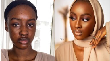 Makeup transformation | melanin makeup tutorial 😍
