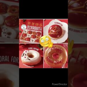 Krispy Kreme celebrates Chinese New year with limited edition Doughnuts  #shorts #viralshorts