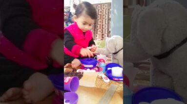 Dhanvi apne 🐘 ka kitne acche se dhyan rkh rhi hai #shorts #youtubeshorts