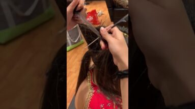 bridal hairstyle #shortvideo #youtubeshorts #shorts #hairstyle