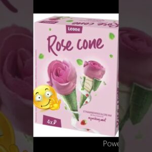 Rose cone ice-cream  avaliable in LIDL #shorts ##viralshorts #ytshorts #valentinesday #Rose