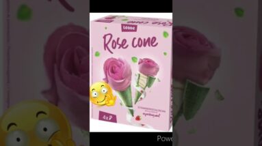 Rose cone ice-cream  avaliable in LIDL #shorts ##viralshorts #ytshorts #valentinesday #Rose