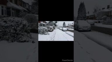 White snowy morning in Birmingham☃️🧤🧣 #shorts #viralshort #ytshorts #shinewithshort #snow #worldwide