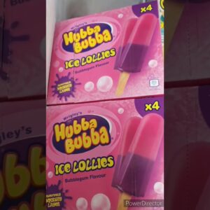 New Hubba Bubba bubble gum flavour Ice Lollies available in Iceland😍🤩 #shorts #viralshort #tiktok