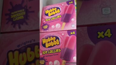 New Hubba Bubba bubble gum flavour Ice Lollies available in Iceland😍🤩 #shorts #viralshort #tiktok