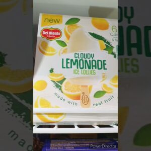 New Del Monte Cloudy Lemonade Ice Lollies available in ASDA😍🤩 #shorts #viralshort #ytshorts #tiktok