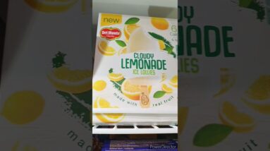 New Del Monte Cloudy Lemonade Ice Lollies available in ASDA😍🤩 #shorts #viralshort #ytshorts #tiktok