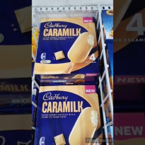 New Cadbury CaraMilk Icecream available in Iceland 😍😋 #shorts #viralshort #ytshorts #tiktok #cadbury