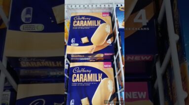 New Cadbury CaraMilk Icecream available in Iceland 😍😋 #shorts #viralshort #ytshorts #tiktok #cadbury