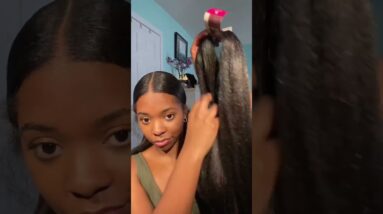 Cute natural hairstyle 💖