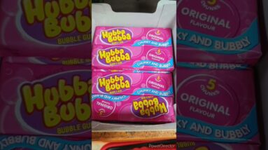 Hubba Bubba bubble gum original flavour😍🤩 #shorts #viralshort #ytshorts #hubbabubba #tiktok