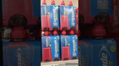 New Lucozade Sport drink zero sugar Raspberry&Passion Fruit available Iceland🤩😍 #shorts #viralshort