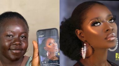 What she ordered vs. what she got 😄 | makeup transformation ☺️