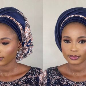 How to tie a turban | how to tie african Ankara head scarf tutorial